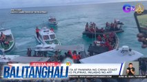 Mga video ng pagbabanta at paninira ng China coast guard sa mga bangka ng Pilipinas, inilabas ng AFP | Balitanghali