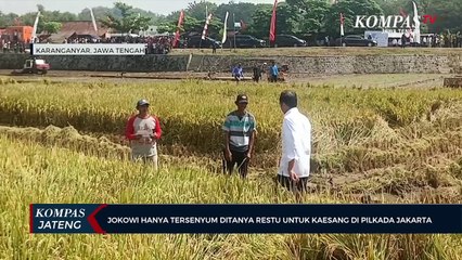Jokowi  Hanya Tersenyum Ditanya Restu untuk Kaesang di Pilkada Jakarta