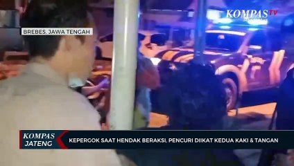 Kepergok saat Hendak Beraksi, Pencuri Diikat Kedua Kaki & Tangan