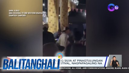 Tải video: Lalaking hinampas ng silya at pinagtulungan sa gitna ng food festival, nagpapagaling na | Balitanghali