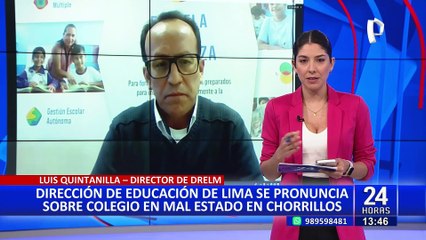 Luis Quintanilla: “La brecha de infraestructura educativa supera los 160 mil millones de soles”