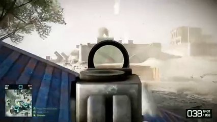 Battlefield Bad Company 2 - Multiplayer Rush Raw Gameplay - 4K