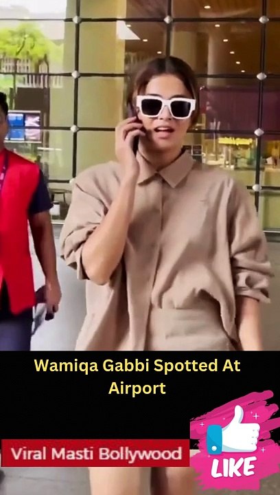 Wamiqa Gabbi Spotted at Airport in Stylist Look Viral Masti Bollywood