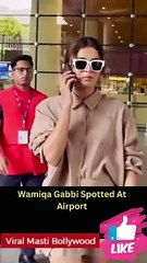 Wamiqa Gabbi Spotted At Airport