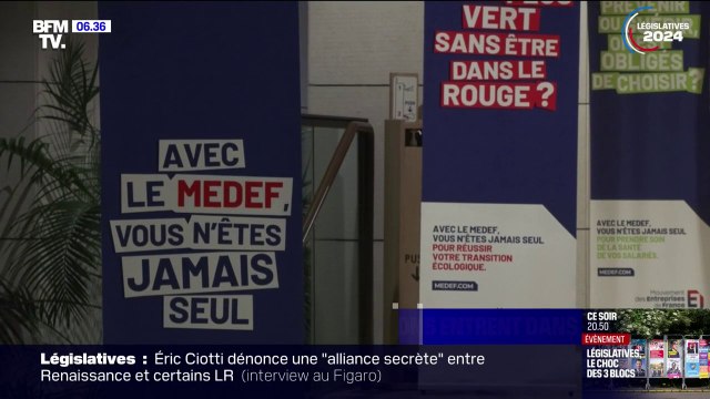 Législatives: devant l'inquiétude des patrons d'entreprises, les partis politiques présentent leur programme économique