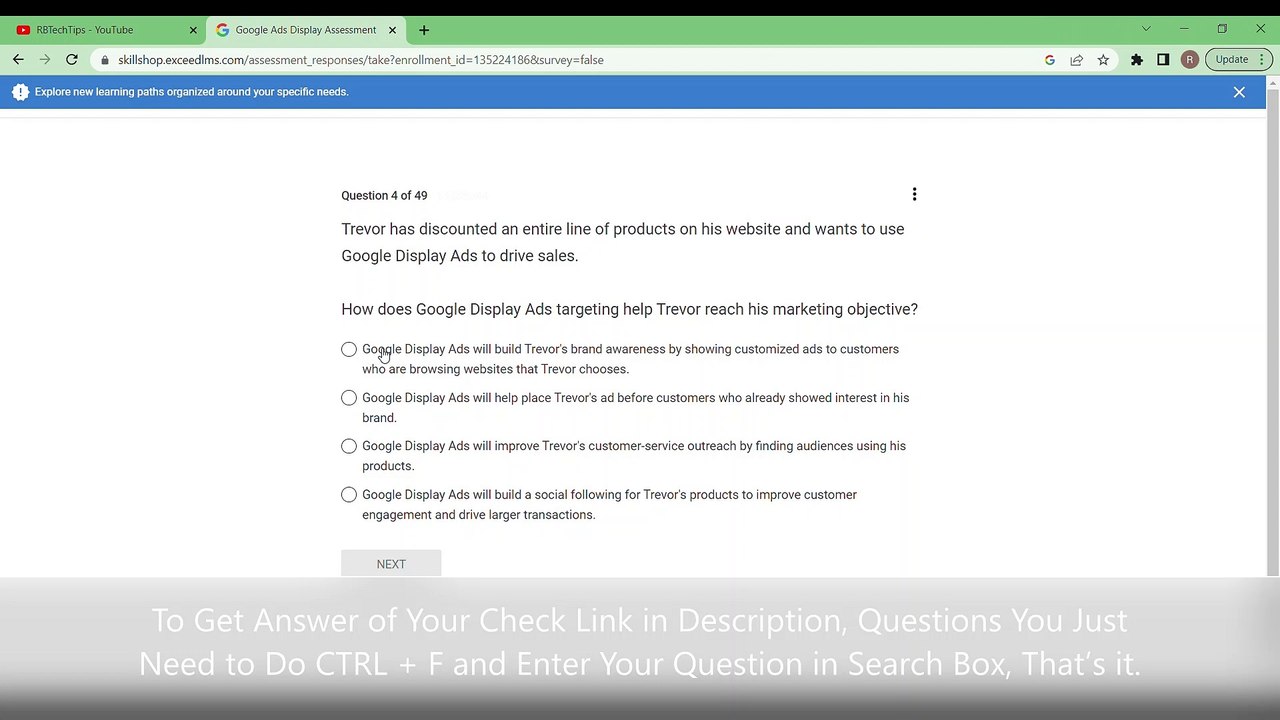 Google Ads Display Certification Exam Question and Answers 2024 - Get Certified