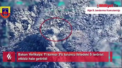 Bakan Yerlikaya: 1'i kırmızı 3'ü turuncu listedeki 5 terörist etkisiz hale getirildi