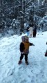 Baby in the snow #shorts #viral #trending #foryou #tiktok #delicious #gaming #reels