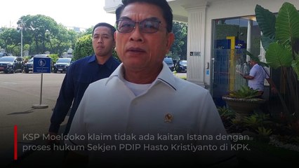 Soal Isu Arahan Istana untuk Tangkap Hasto PDIP, Begini Penjelasan Moeldoko