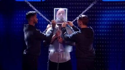 Will he ESCAPE_ Matt Johnson takes on NERVE-RACKING act! _ Semi-Finals _ BGT 2024