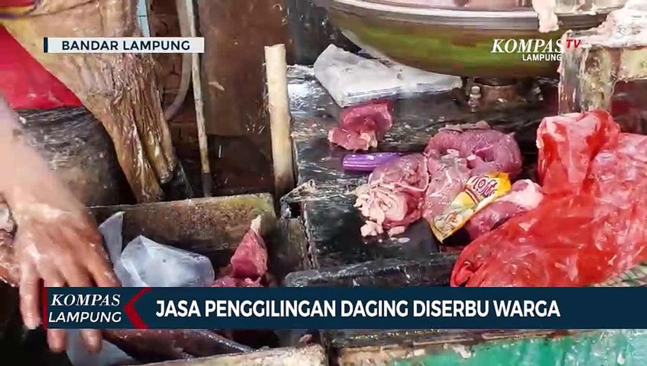 Usai Hari Raya Kurban, Jasa Penggilingan Daging Diserbu Warga