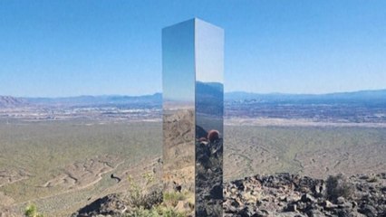 "외계인의 소행?"...미국 사막에 나타난 의문의 기둥 [앵커리포트] / YTN