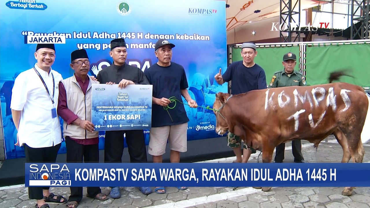 Turut Rayakan Iduladha, KompasTV Berbagi Berkah dengan Turut Ber-Kurban hingga Dapur Sehat