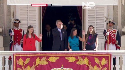 NO COMMENT: España conmemora el 10º aniversario del reinado de Felipe VI