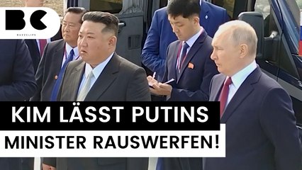 Kim Jong-un lässt Putins Minister aus Saal werfen