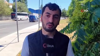 Başıboş pitbull yolda yürüyen gençlere saldırdı! Boğazına sarıldılar