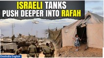 Israeli Warplanes, Drones, Tanks Push Deeper into Southern Gaza, Forcing Families to Flee | Oneindia