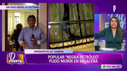 ‘Negra Petróleo’ se salva de ser alcanzada por bala perdida: “Ha sido una experiencia horrible”