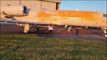 Just Stop Oil 'paint' private jets orange at Stansted airfield