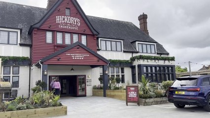 Hickory's Smokehouse, Leeds: Inside the smoking room, restaurant and sports area