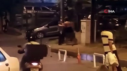 Görüntüler İstanbul'dan: Aldatılan kadın çılgına döndü