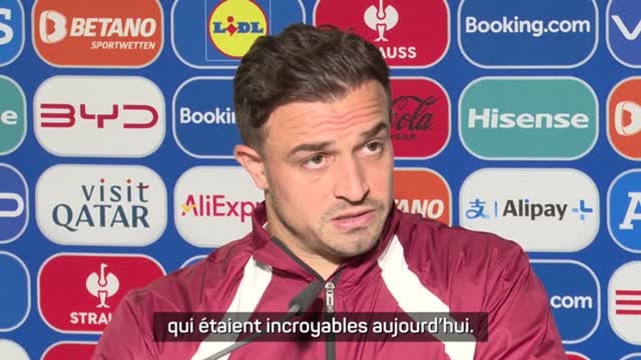 Suisse - Les supporters écossais étaient "incroyables" pour Shaqiri