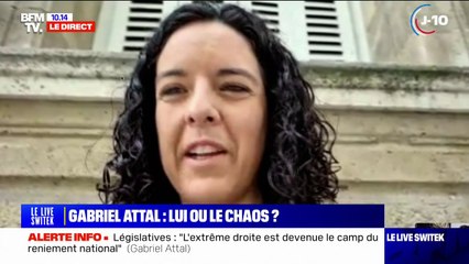 Manon Aubry déclare que le Nouveau Front populaire baissera les impôts des "92% de la population française" gagnant moins de 4.000€ par mois