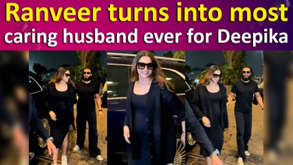 Parents-to-be Deepika-Ranveer walk hand-in-hand at the airport