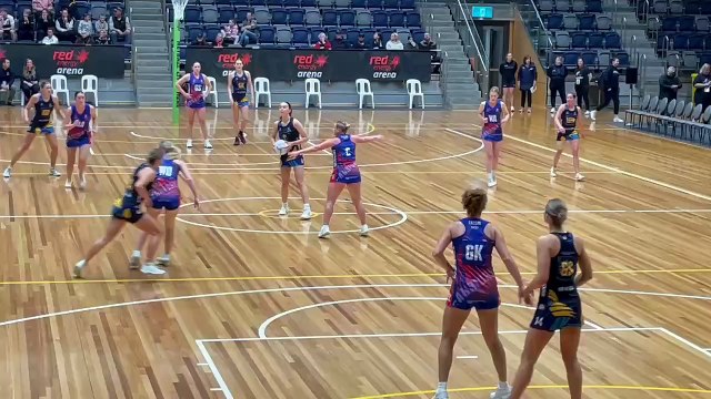 Torie Skrijel scores for the Bendigo Strikers against the Western Warriors (June 23, 2024)