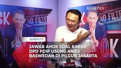 Скачать видео: Jawaban Ahok soal Kabar Anies Diusung PDIP di Pilkada Jakarta 2024