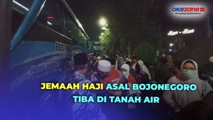 Tangis Haru Sambut Kepulangan Jemaah Haji Asal Bojonegoro di Tanah Air