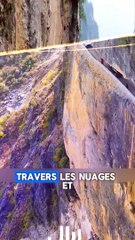 La route la plus dangereuse au monde #route #dangereux #incroyable