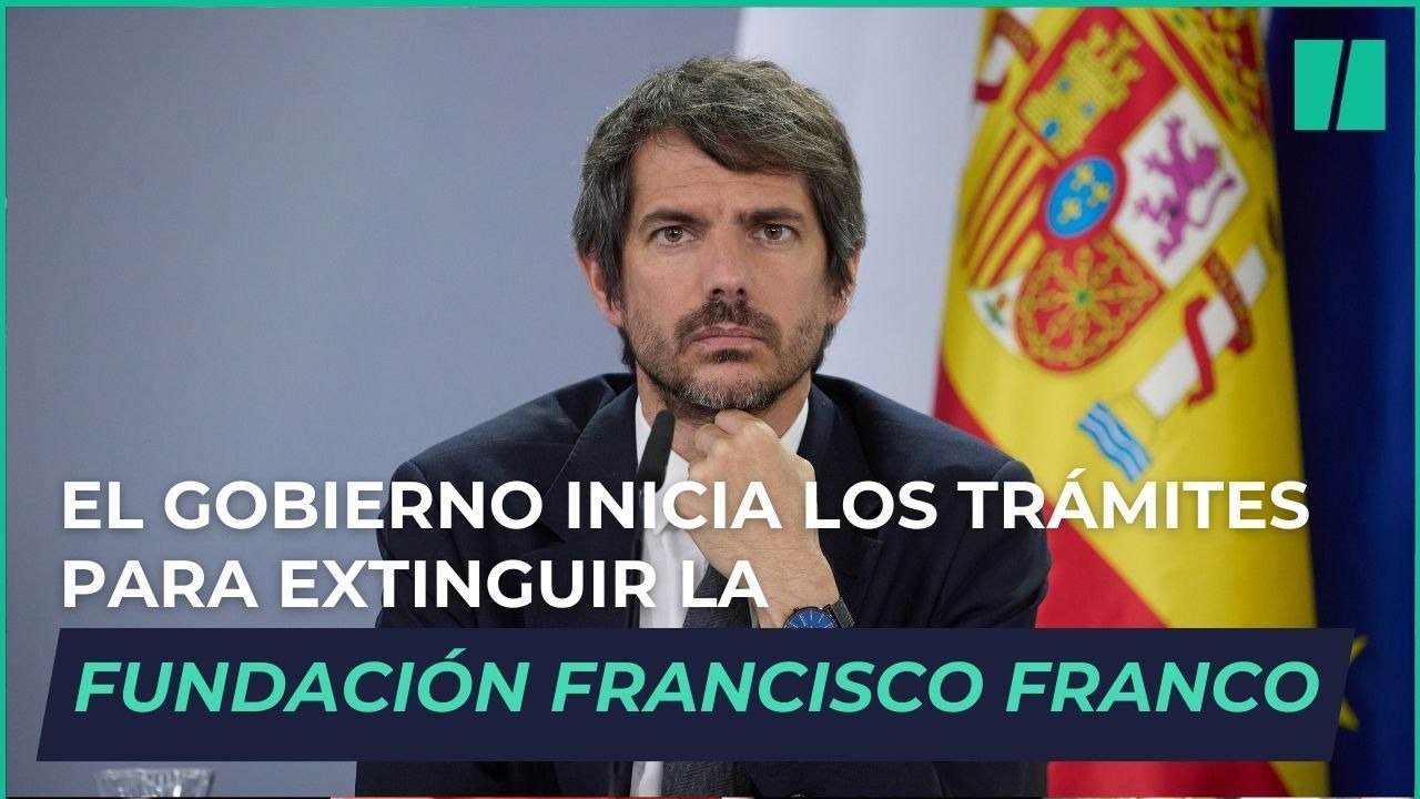 Urtasun: "Como titular del Ministerio de Cultura, acabo de firmar el inicio de las actuaciones previas del procedimiento de extinción de la Fundación Francisco Franco."