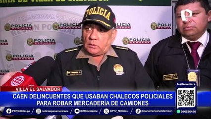 VES: falsos policías simulaban operativos para robar mercadería de camiones