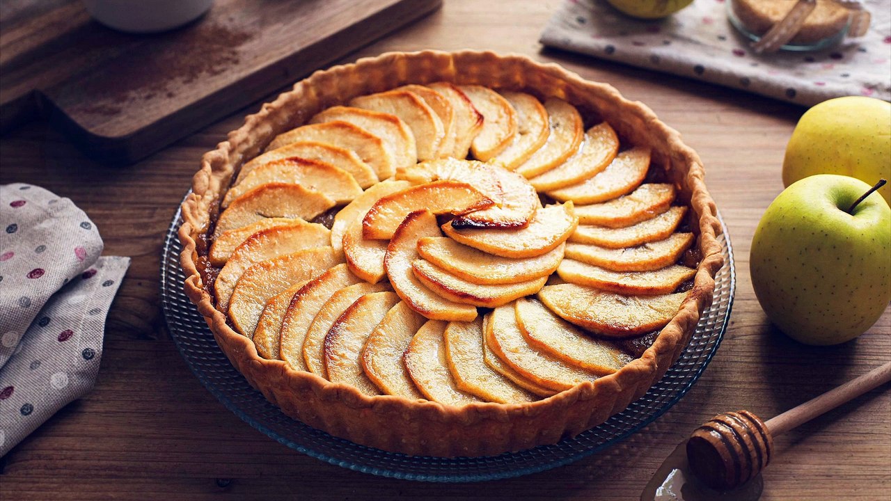 Tarta de manzana con masa quebrada (la tradicional)