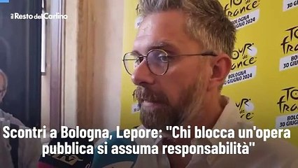 Scontri a Bologna, Lepore: "Chi blocca un'opera pubblica si assuma responsabilit?"