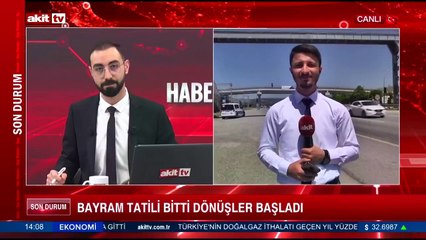 Bayram tatili bitti dönüşler başladı