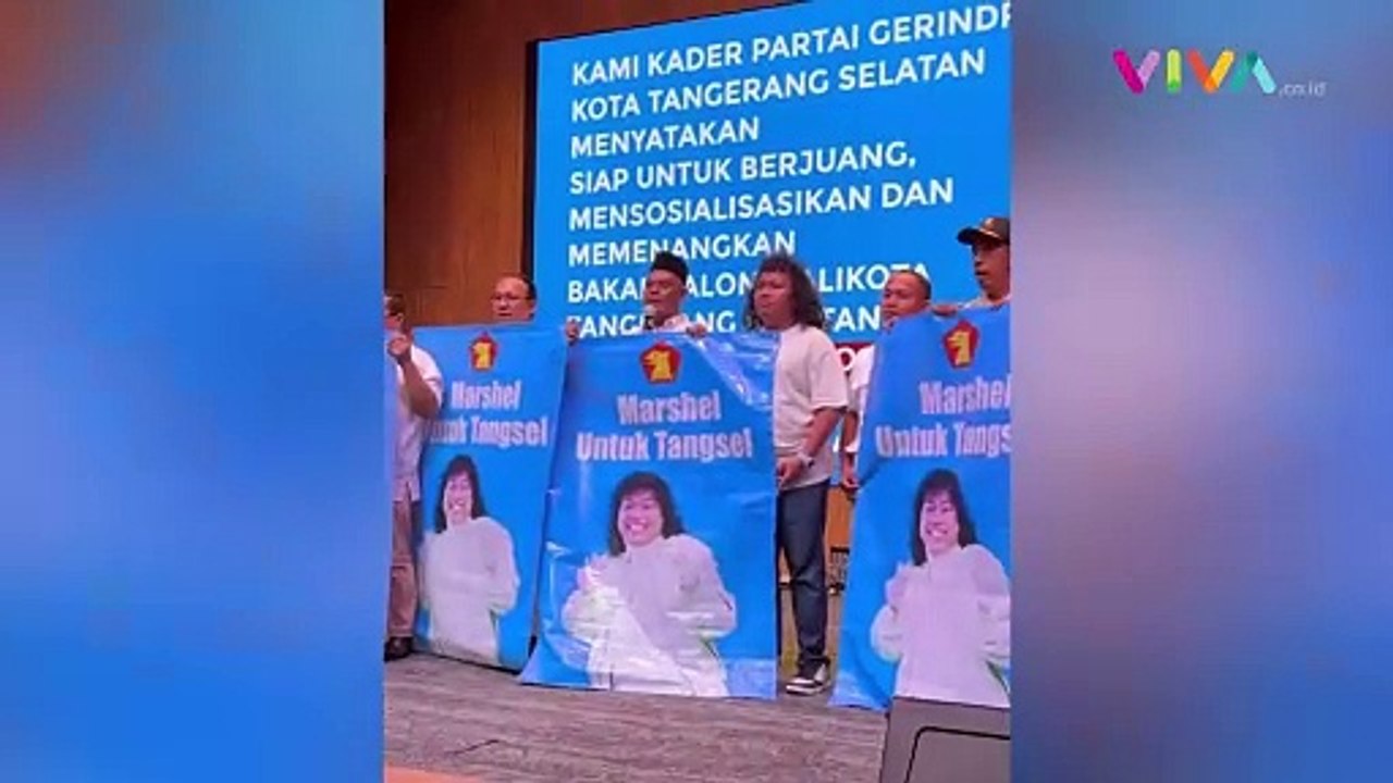 Komika Marshel Widianto Diusung Gerindra di Pilkada Tangsel