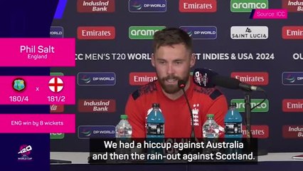 England peaking at the right time - Salt