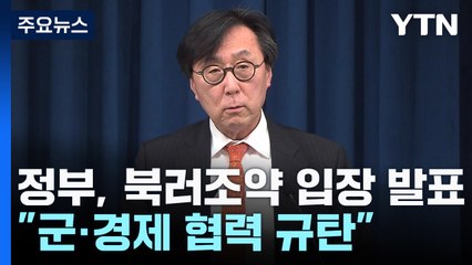 정부 "북러조약 규탄...우크라 무기 지원 재검토" / YTN