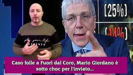 Caso folle a Fuori dal Coro, Mario Giordano è sotto choc per l'inviato...