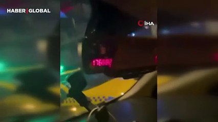 Esenyurt'ta ücret ödemek istemeyen kadın ile taksici arasında ilginç sohbet