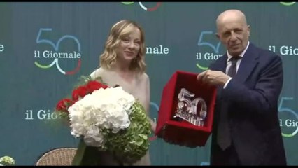Evento a Milano con Meloni per festeggiare i 50 anni del Giornale