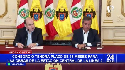 Línea 2 del Metro de Lima: concesionario tiene plazo de 13 meses para construir Estación Central