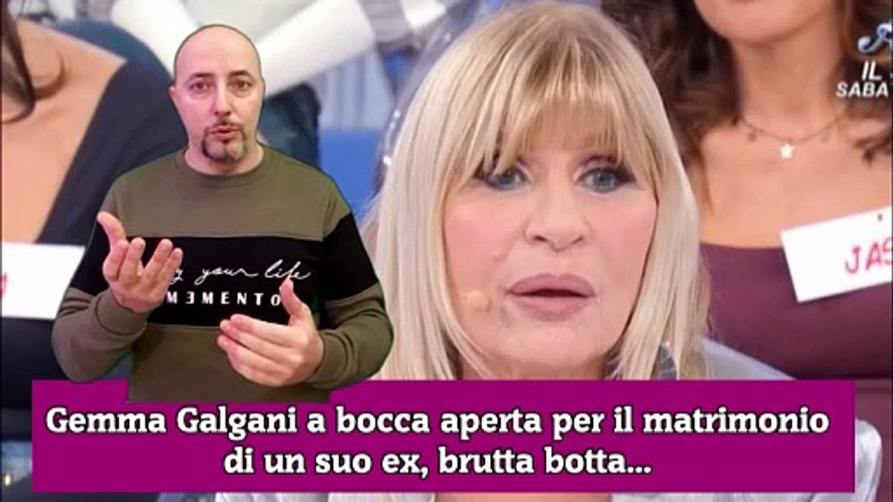 Gemma Galgani a bocca aperta per il matrimonio di un suo ex, brutta botta...