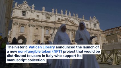 Vatican Turns To NFTs To Preserve Cultural Heritage, Set To Reward Supporting Users With 'Soulbound Tokens'