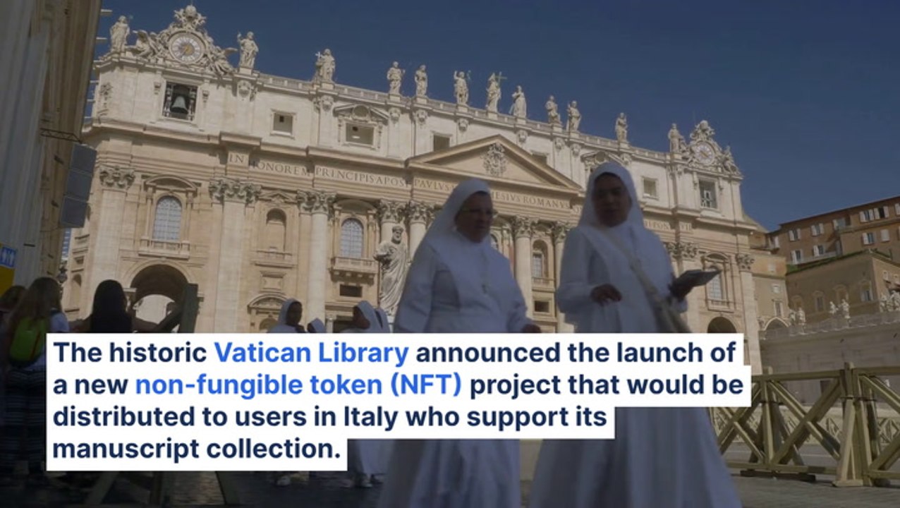 Vatican Turns To NFTs To Preserve Cultural Heri...