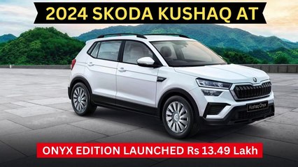 2024 Skoda Kushaq Onyx Automatic _ Price From 13.49 Lakhs _ More Features