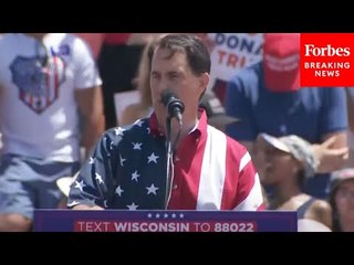 'We Can't Survive 4 More Years Of Joe Biden': Scott Walker Speaks At Trump Wisconsin Rally