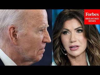 'A Bumbling, Weak Old Man': Kristi Noem Drops The Hammer On Biden